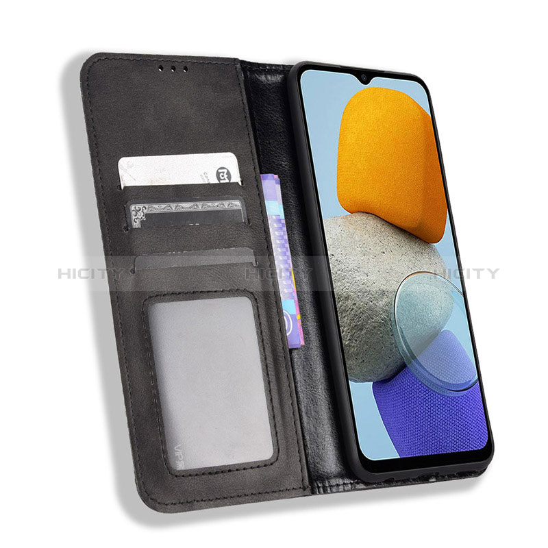 Leather Case Stands Flip Cover Holder BY4 for Samsung Galaxy F23 5G