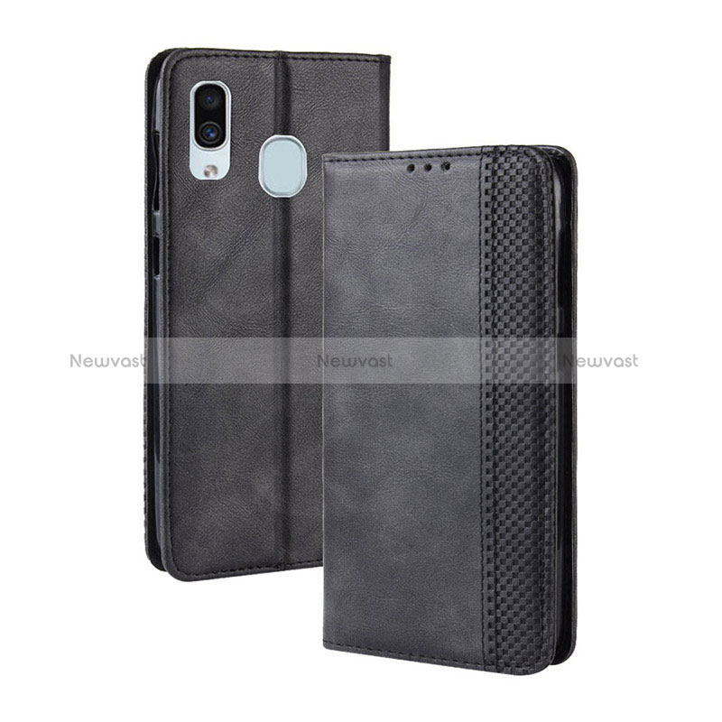 Leather Case Stands Flip Cover Holder BY4 for Samsung Galaxy M10S