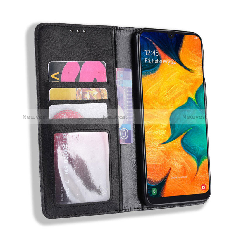 Leather Case Stands Flip Cover Holder BY4 for Samsung Galaxy M10S