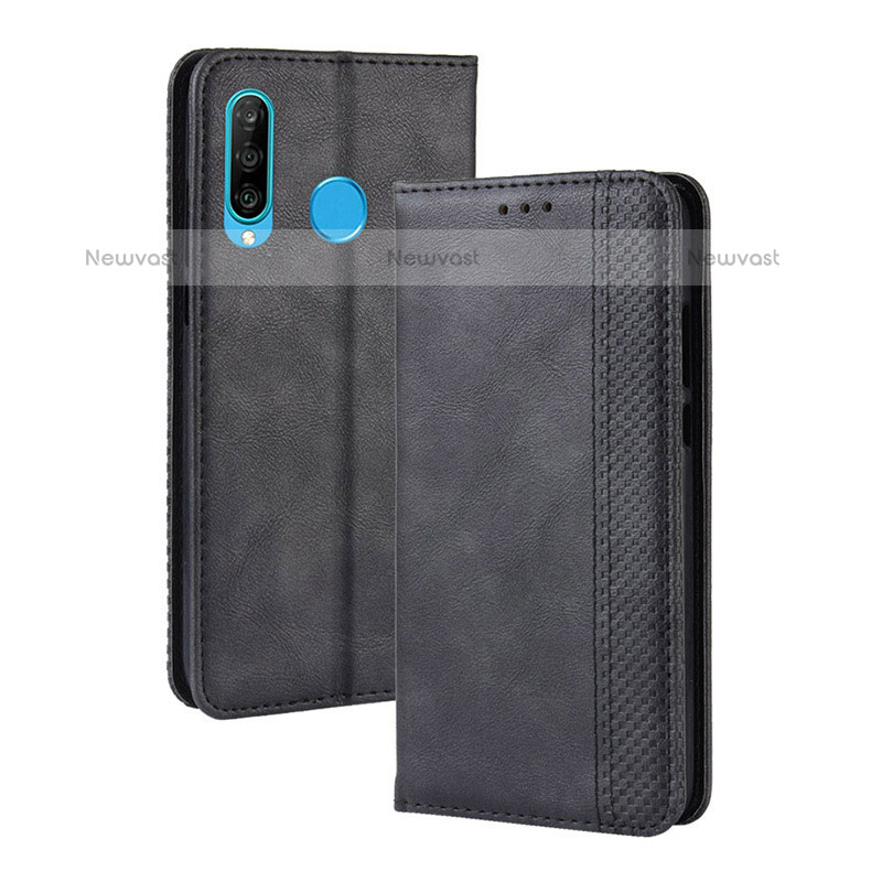 Leather Case Stands Flip Cover Holder BY4 for Samsung Galaxy M30