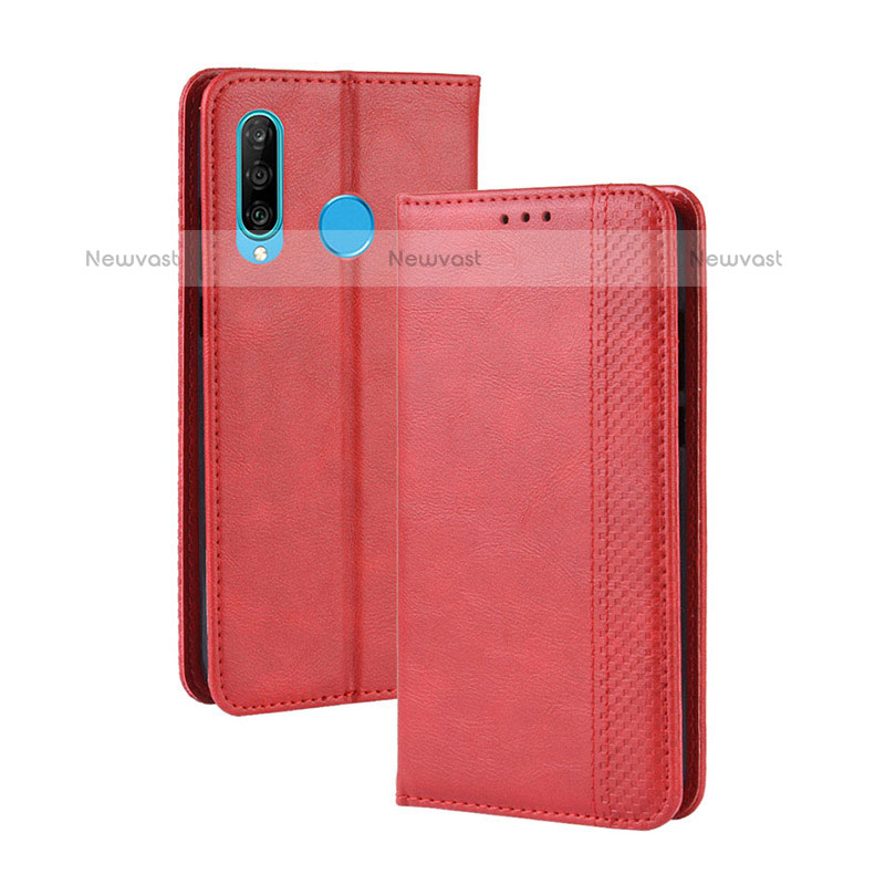 Leather Case Stands Flip Cover Holder BY4 for Samsung Galaxy M30