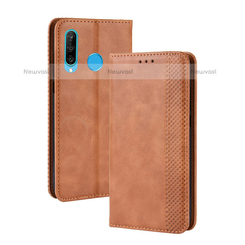 Leather Case Stands Flip Cover Holder BY4 for Samsung Galaxy M30