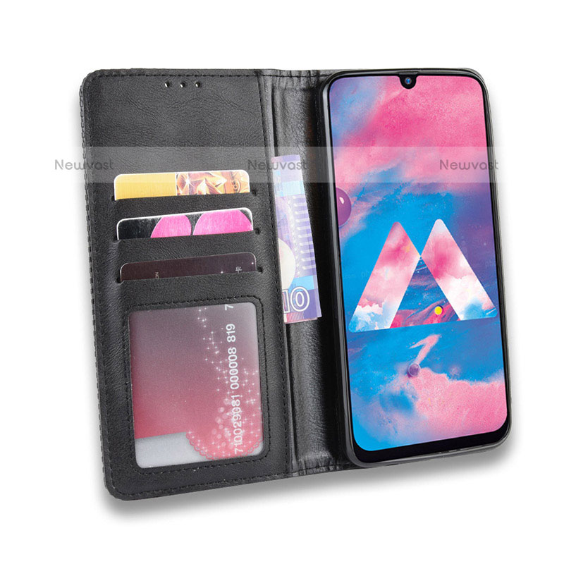 Leather Case Stands Flip Cover Holder BY4 for Samsung Galaxy M30s