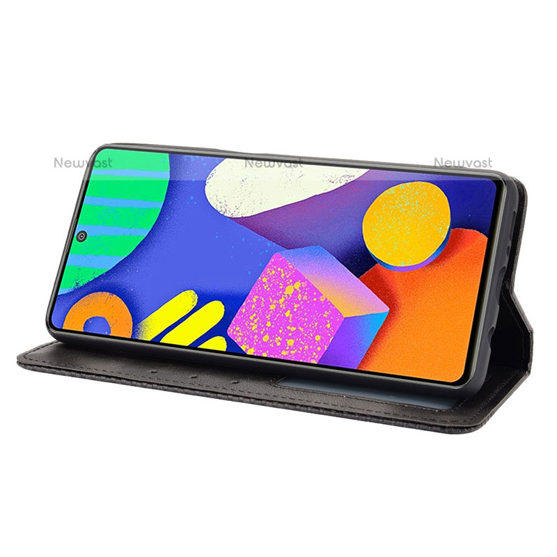 Leather Case Stands Flip Cover Holder BY4 for Samsung Galaxy M62 4G