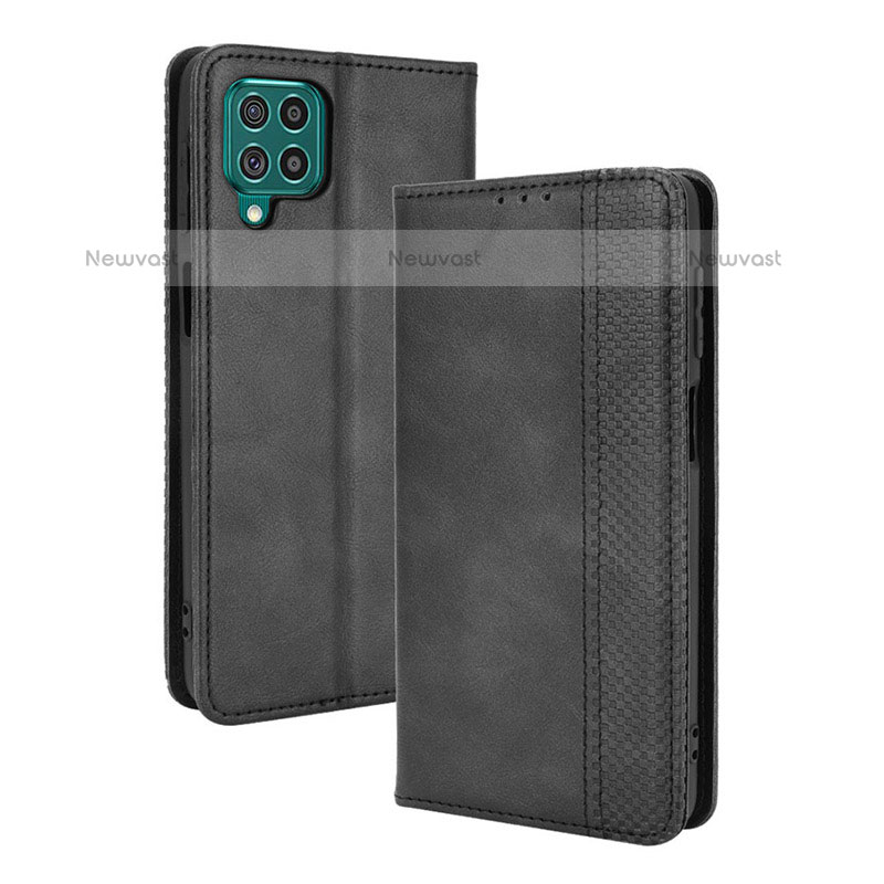 Leather Case Stands Flip Cover Holder BY4 for Samsung Galaxy M62 4G