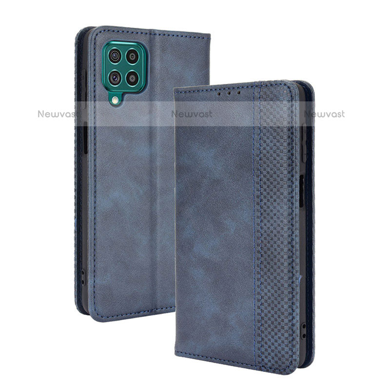 Leather Case Stands Flip Cover Holder BY4 for Samsung Galaxy M62 4G