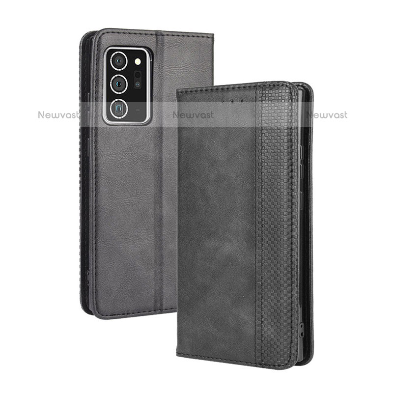 Leather Case Stands Flip Cover Holder BY4 for Samsung Galaxy Note 20 Ultra 5G