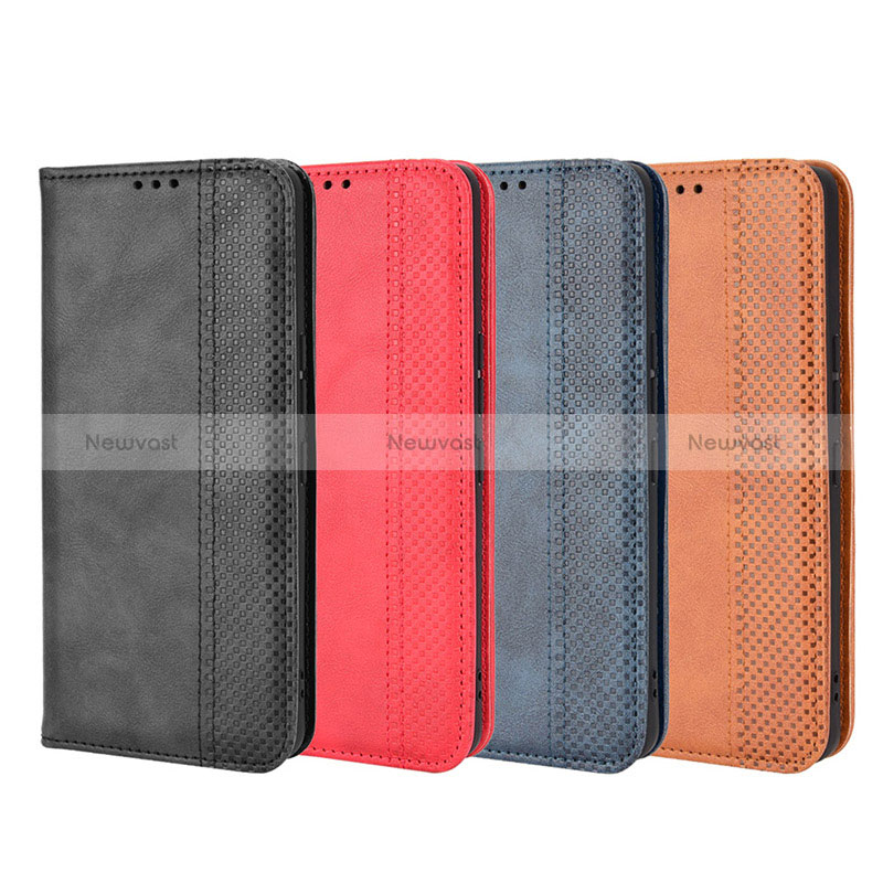 Leather Case Stands Flip Cover Holder BY4 for Sharp Aquos R7