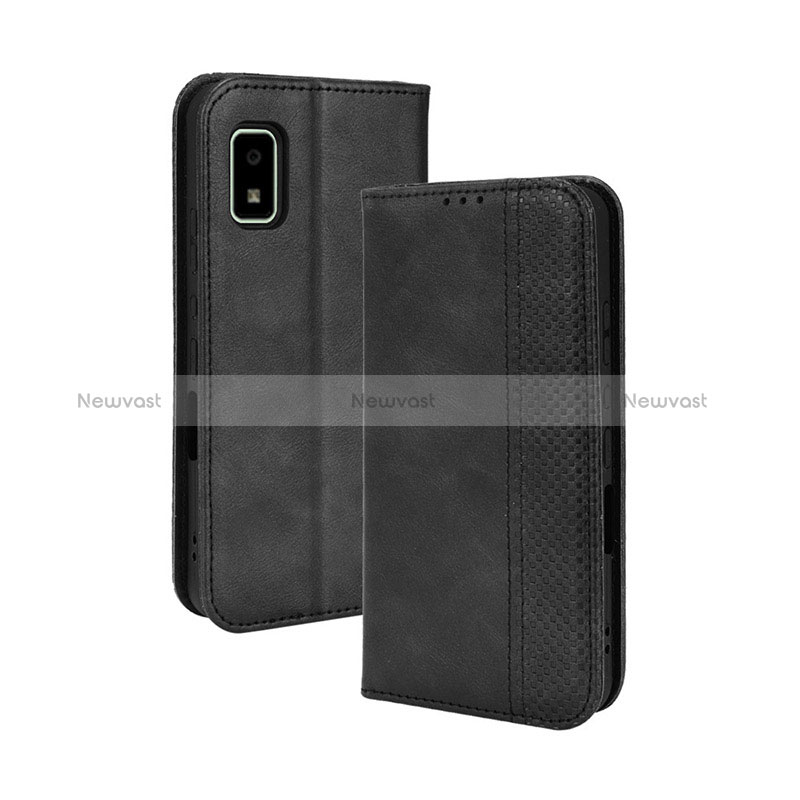 Leather Case Stands Flip Cover Holder BY4 for Sharp Aquos wish