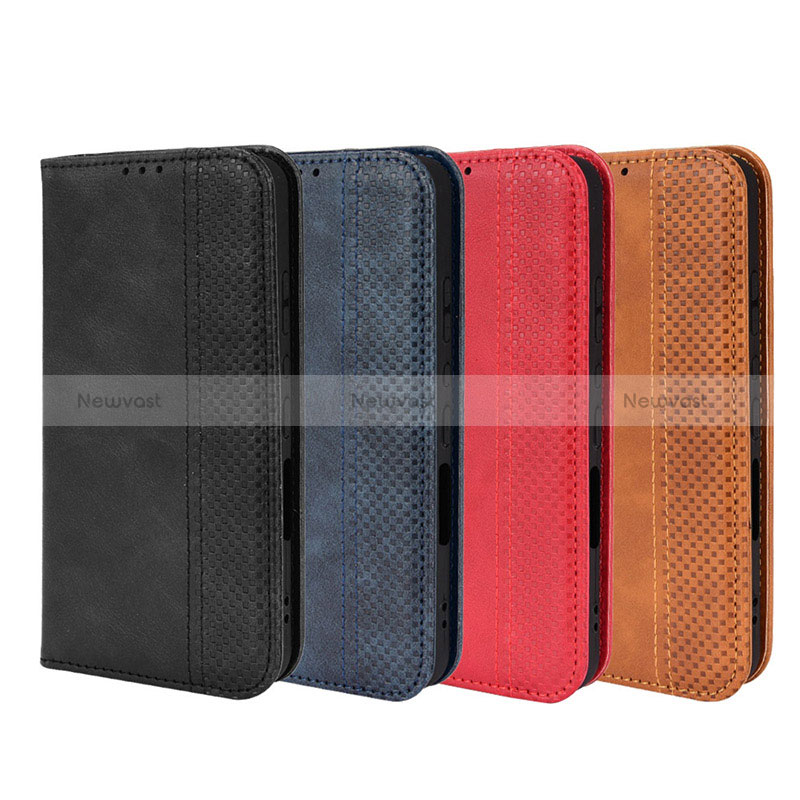 Leather Case Stands Flip Cover Holder BY4 for Sharp Aquos wish2