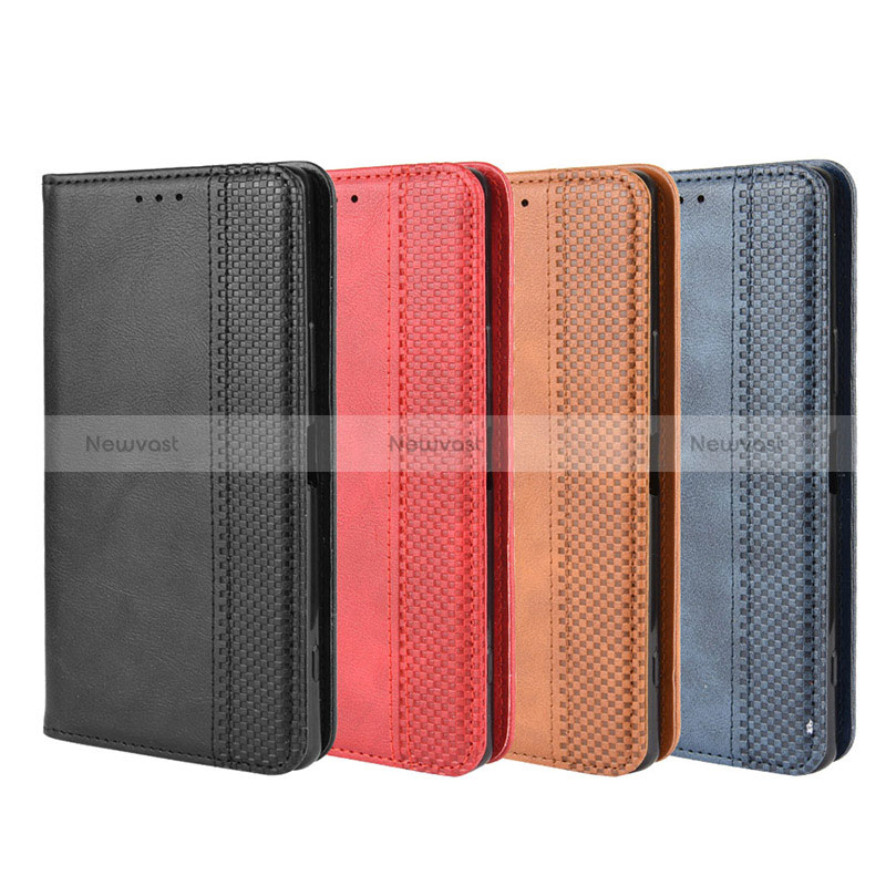 Leather Case Stands Flip Cover Holder BY4 for Sony Xperia 1 II