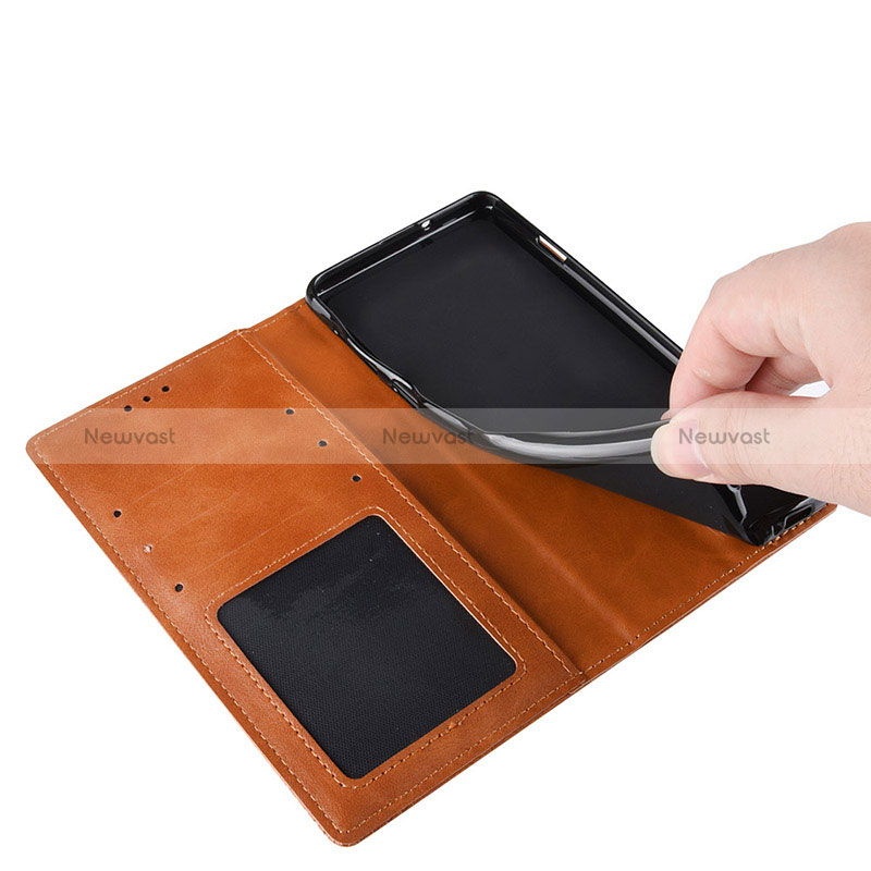 Leather Case Stands Flip Cover Holder BY4 for Vivo V23 Pro 5G
