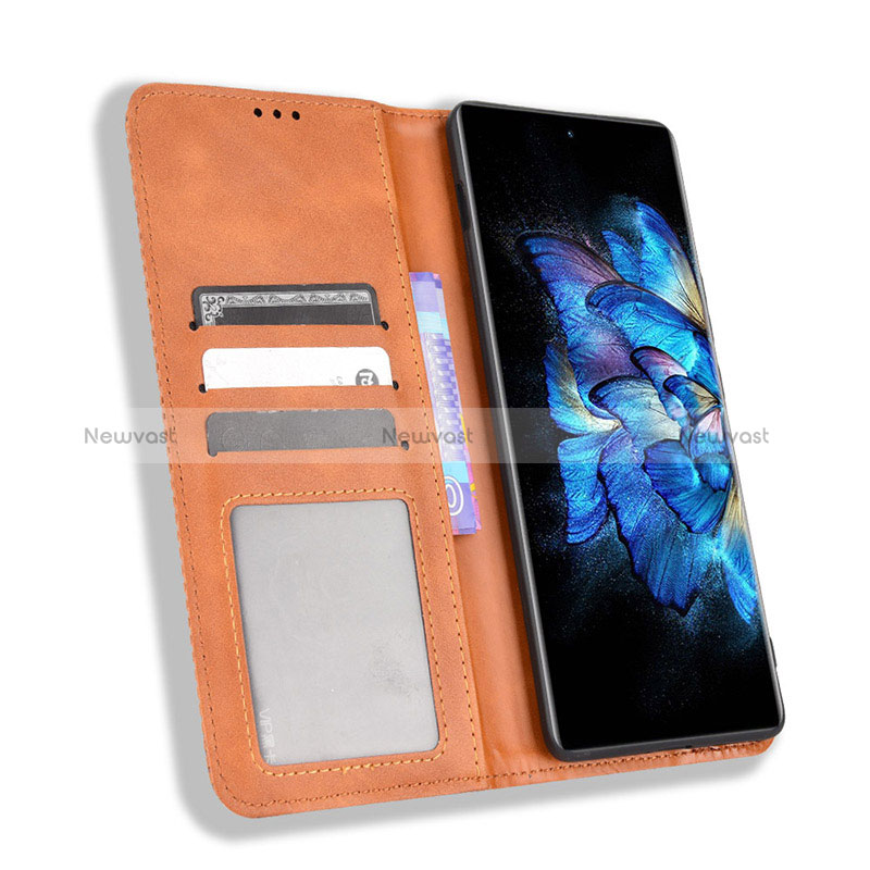 Leather Case Stands Flip Cover Holder BY4 for Vivo X Note