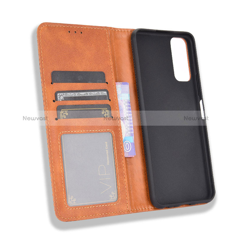 Leather Case Stands Flip Cover Holder BY4 for Vivo Y12A