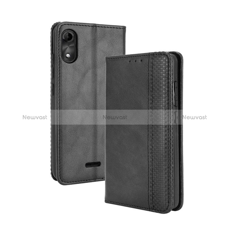 Leather Case Stands Flip Cover Holder BY4 for Wiko Y51