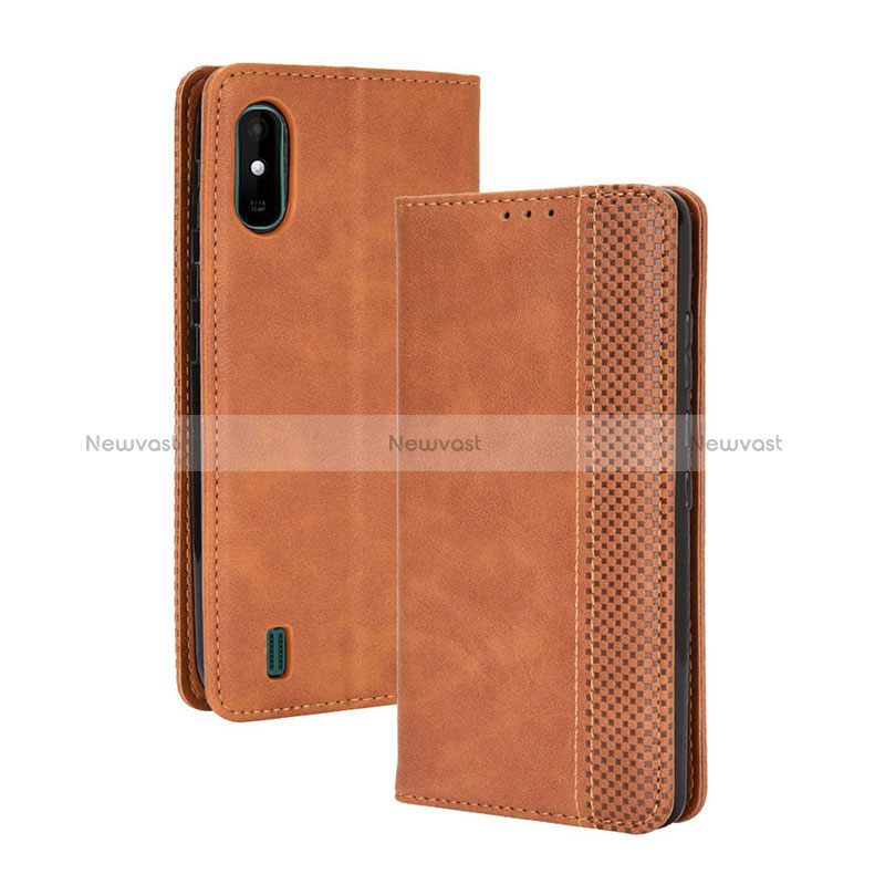 Leather Case Stands Flip Cover Holder BY4 for Wiko Y81