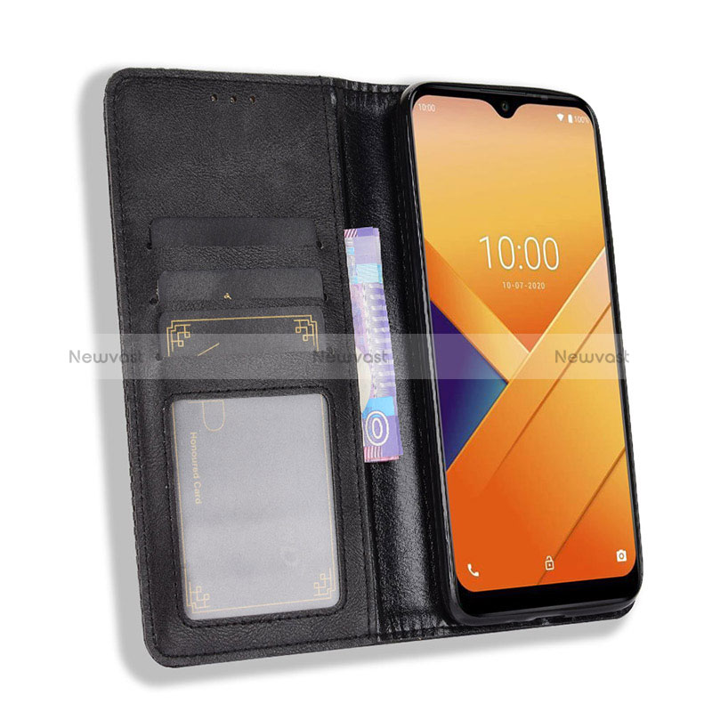 Leather Case Stands Flip Cover Holder BY4 for Wiko Y81