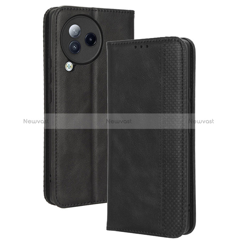 Leather Case Stands Flip Cover Holder BY4 for Xiaomi Civi 3 5G Black