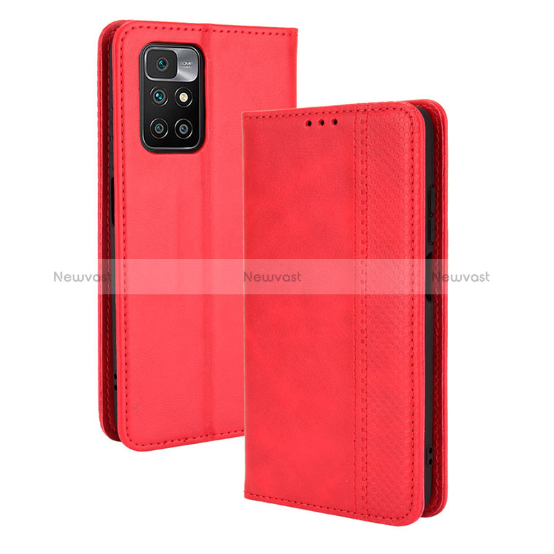 Leather Case Stands Flip Cover Holder BY4 for Xiaomi Redmi 10 (2022)