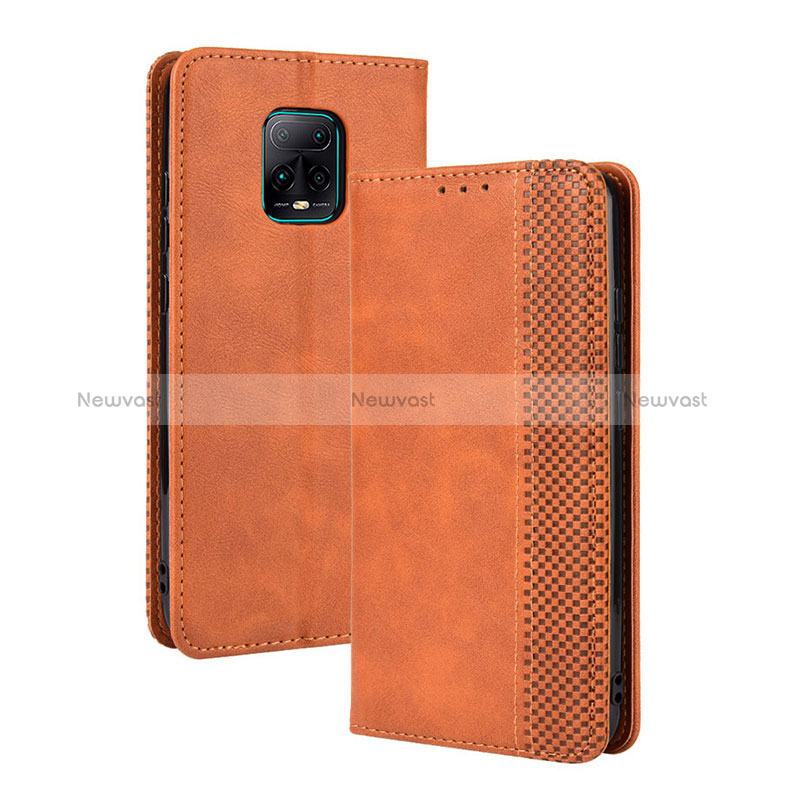 Leather Case Stands Flip Cover Holder BY4 for Xiaomi Redmi 10X 5G