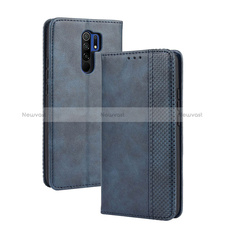 Leather Case Stands Flip Cover Holder BY4 for Xiaomi Redmi 9