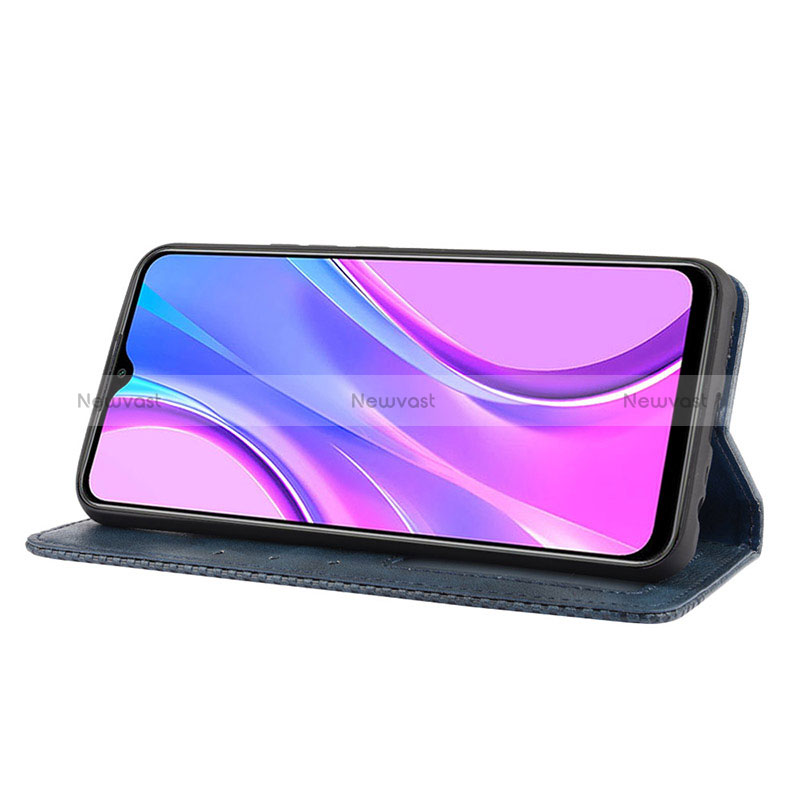 Leather Case Stands Flip Cover Holder BY4 for Xiaomi Redmi 9