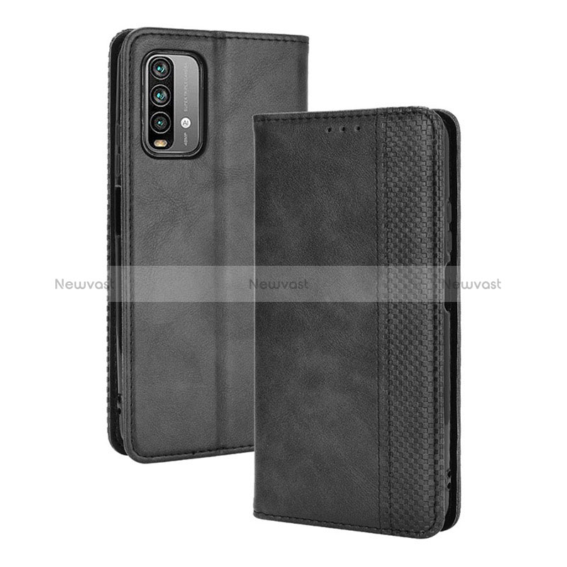 Leather Case Stands Flip Cover Holder BY4 for Xiaomi Redmi 9 Power