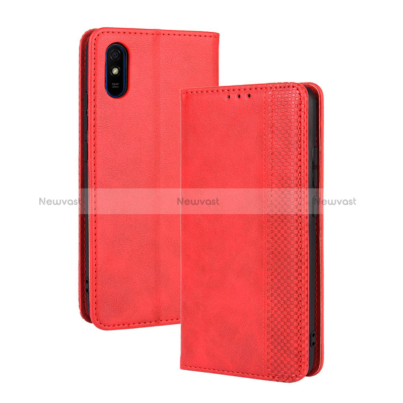 Leather Case Stands Flip Cover Holder BY4 for Xiaomi Redmi 9i