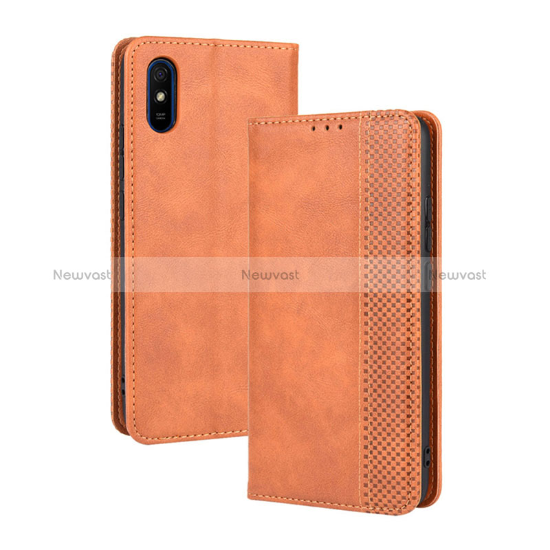 Leather Case Stands Flip Cover Holder BY4 for Xiaomi Redmi 9i