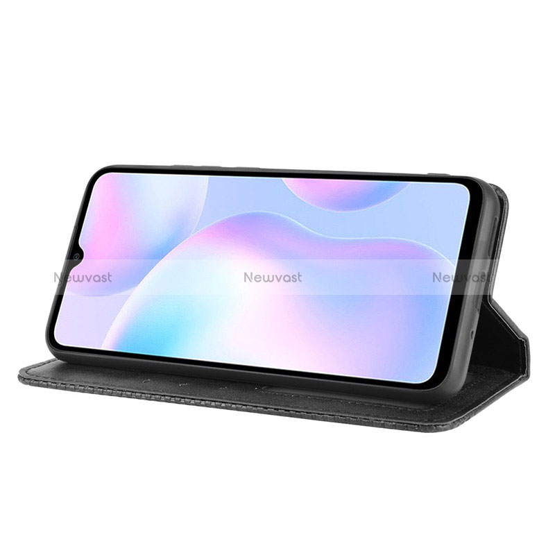 Leather Case Stands Flip Cover Holder BY4 for Xiaomi Redmi 9i