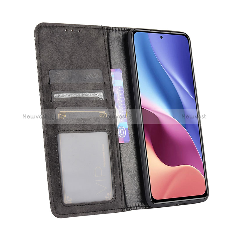 Leather Case Stands Flip Cover Holder BY4 for Xiaomi Redmi K40 5G