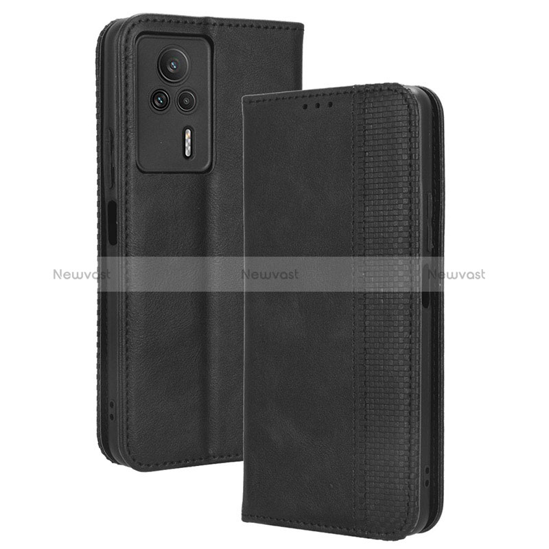 Leather Case Stands Flip Cover Holder BY4 for Xiaomi Redmi K60E 5G