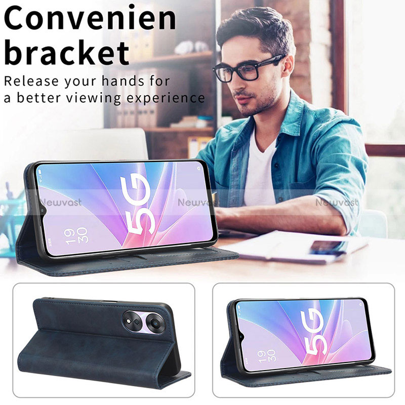 Leather Case Stands Flip Cover Holder BY4 for Xiaomi Redmi K60E 5G