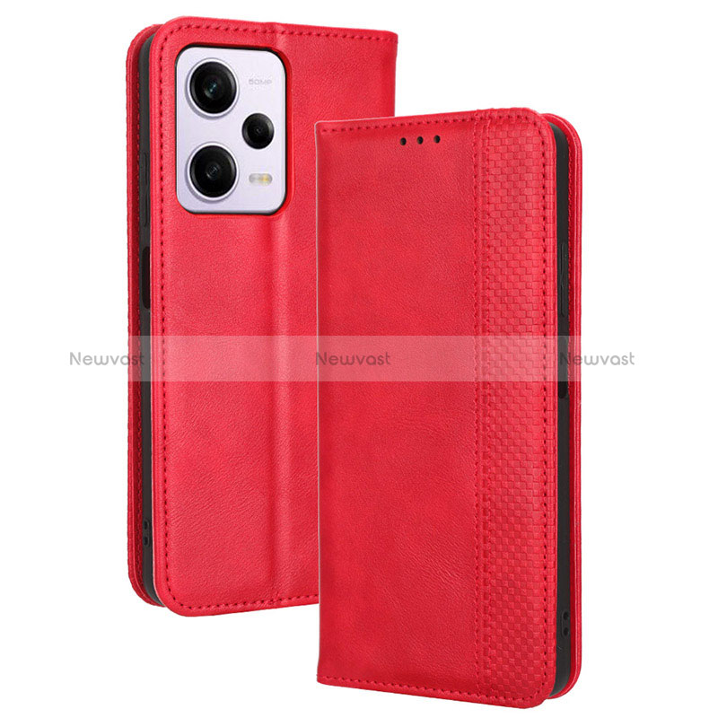 Leather Case Stands Flip Cover Holder BY4 for Xiaomi Redmi Note 12 Explorer