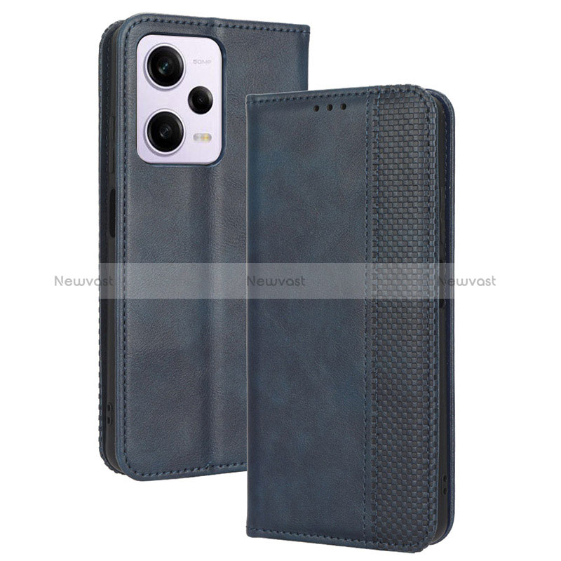 Leather Case Stands Flip Cover Holder BY4 for Xiaomi Redmi Note 12 Pro 5G