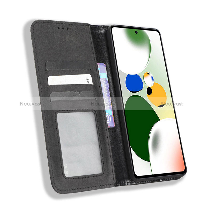 Leather Case Stands Flip Cover Holder BY4 for Xiaomi Redmi Note 12 Pro Speed 5G