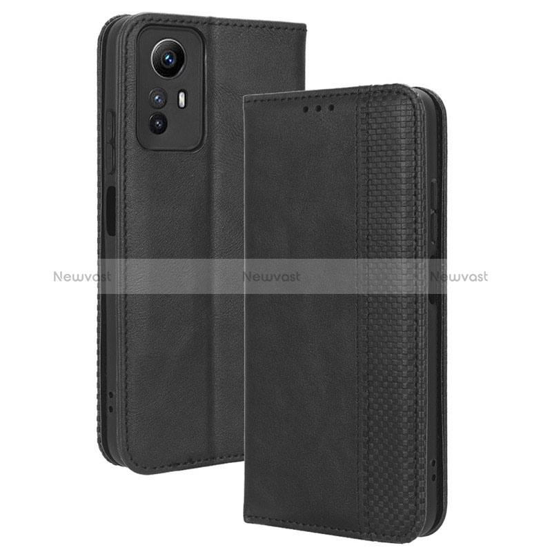 Leather Case Stands Flip Cover Holder BY4 for Xiaomi Redmi Note 12S