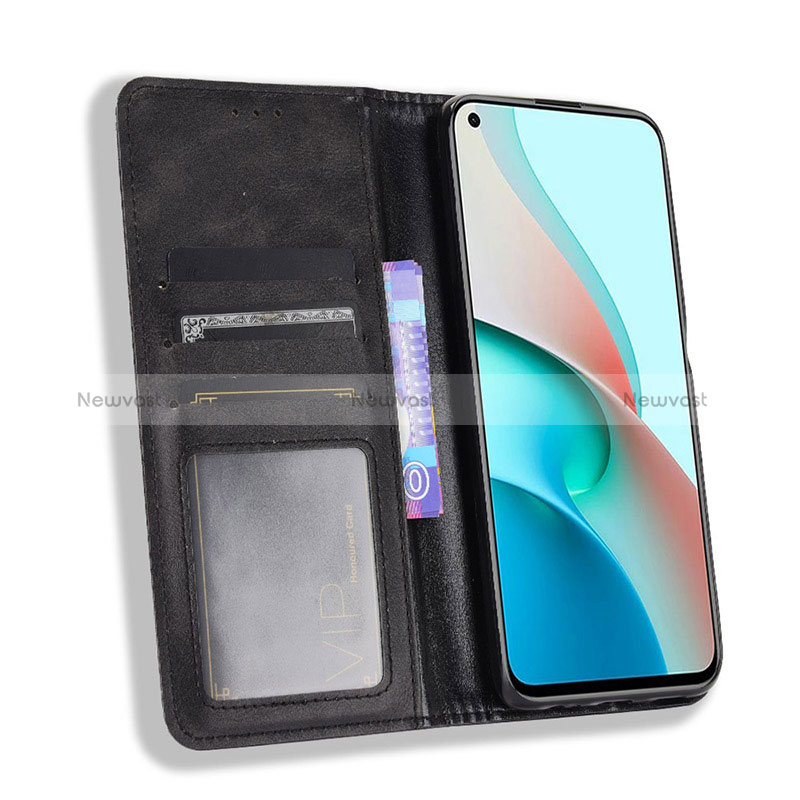 Leather Case Stands Flip Cover Holder BY4 for Xiaomi Redmi Note 9 5G