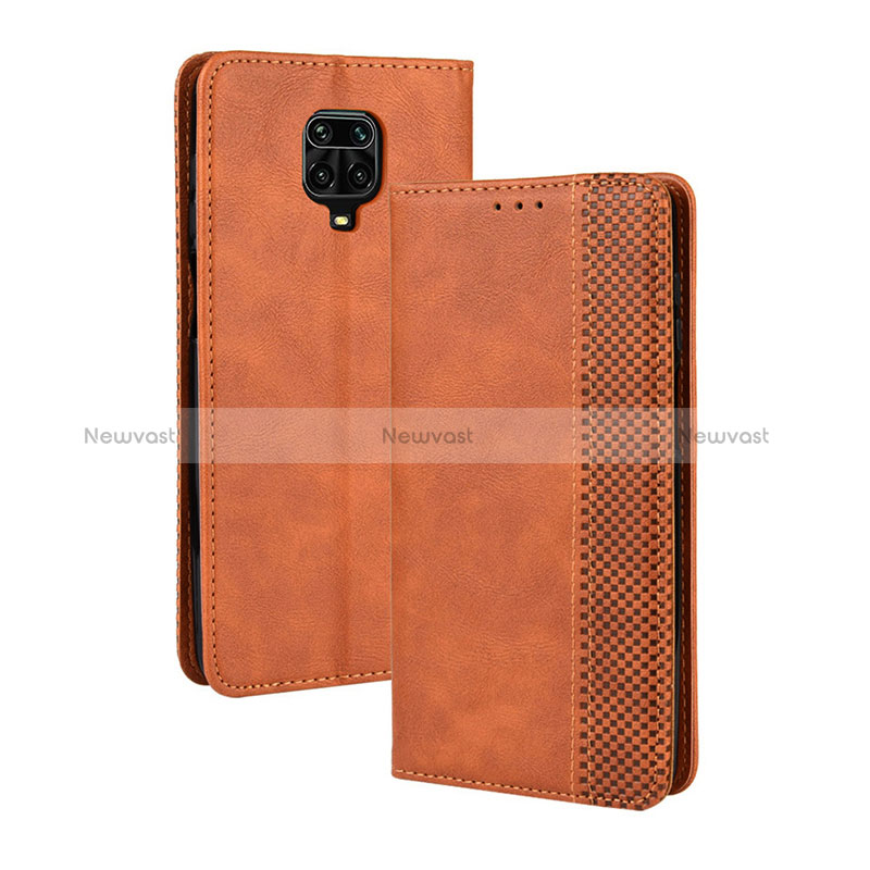 Leather Case Stands Flip Cover Holder BY4 for Xiaomi Redmi Note 9 Pro Max