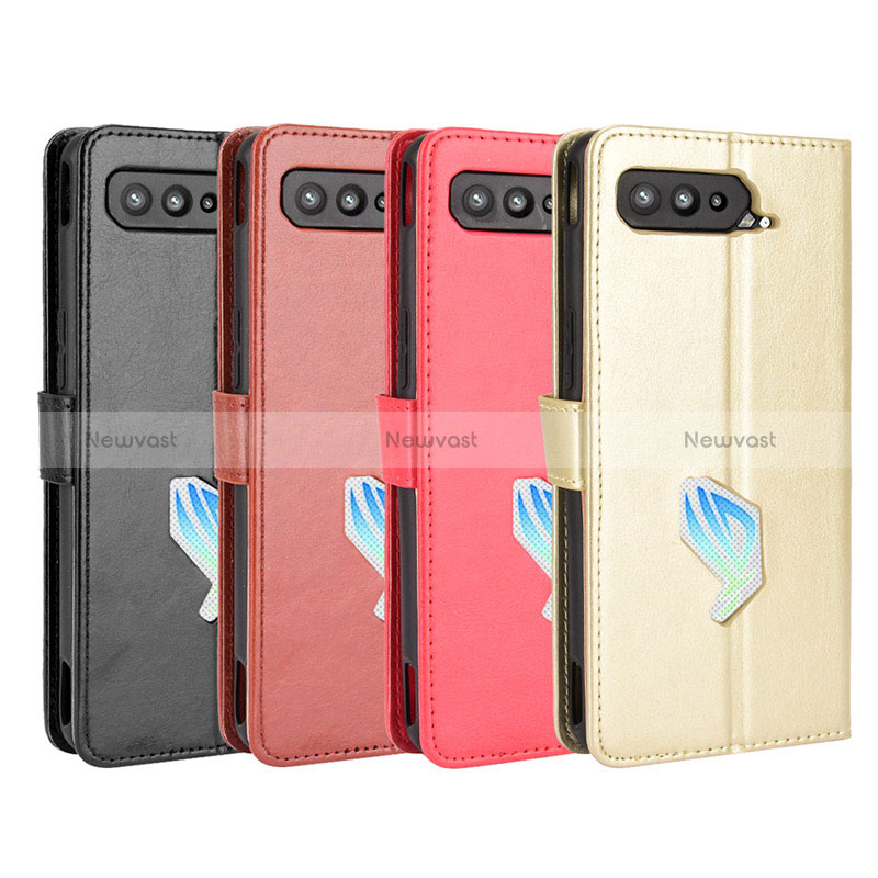 Leather Case Stands Flip Cover Holder BY5 for Asus ROG Phone 5 ZS673KS