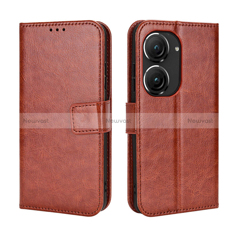 Leather Case Stands Flip Cover Holder BY5 for Asus ZenFone 10