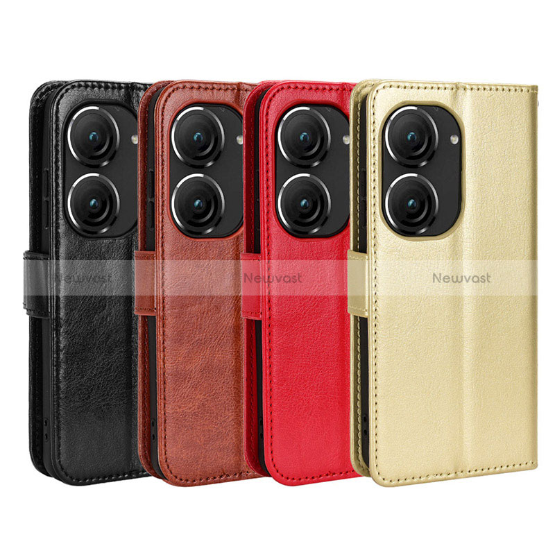 Leather Case Stands Flip Cover Holder BY5 for Asus ZenFone 10