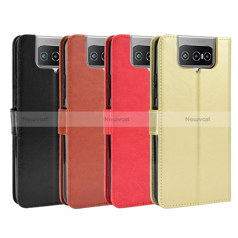 Leather Case Stands Flip Cover Holder BY5 for Asus Zenfone 7 Pro ZS671KS