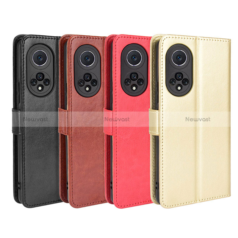 Leather Case Stands Flip Cover Holder BY5 for Huawei Honor 50 Pro 5G