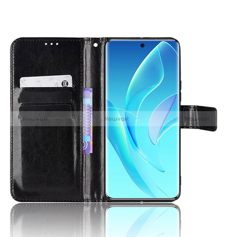 Leather Case Stands Flip Cover Holder BY5 for Huawei Honor 60 Pro 5G