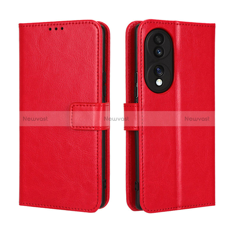 Leather Case Stands Flip Cover Holder BY5 for Huawei Honor 70 5G