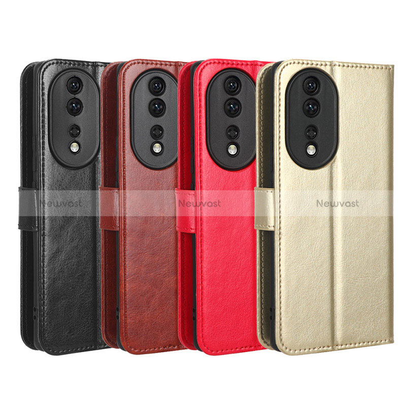 Leather Case Stands Flip Cover Holder BY5 for Huawei Honor 80 5G