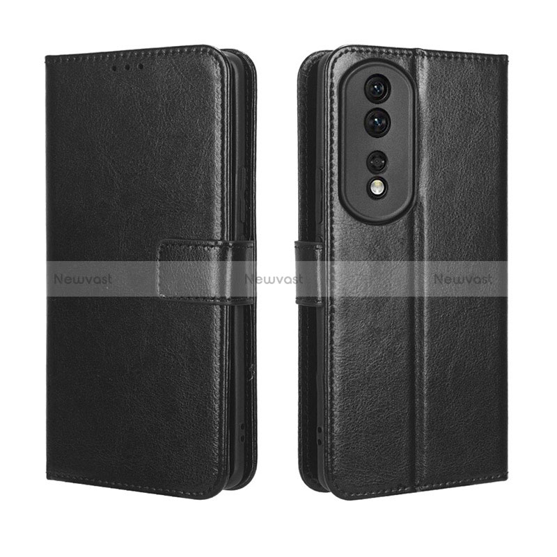 Leather Case Stands Flip Cover Holder BY5 for Huawei Honor 80 Pro 5G