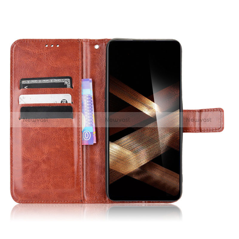 Leather Case Stands Flip Cover Holder BY5 for Huawei Honor X5 Plus