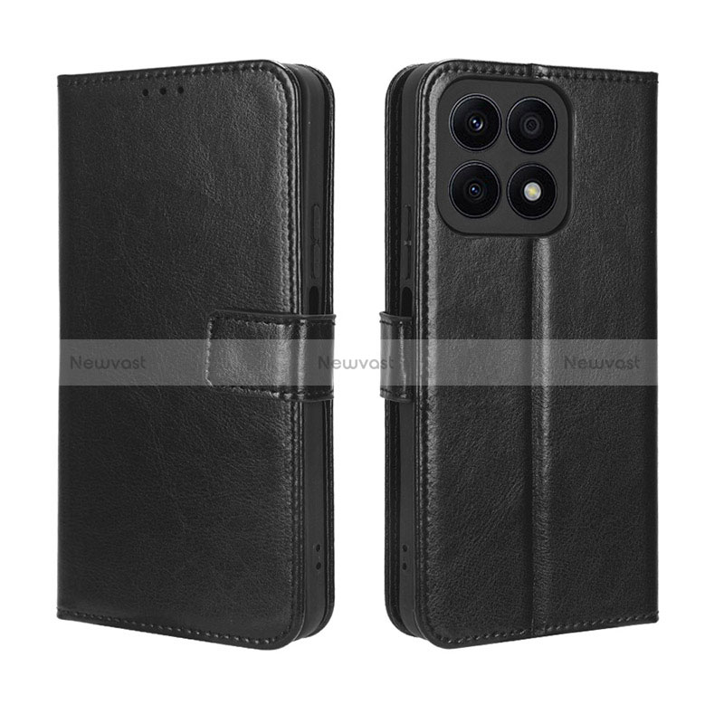 Leather Case Stands Flip Cover Holder BY5 for Huawei Honor X8a 4G